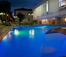 Hotel Lido Cattolica piscina di notte